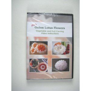 Nita's Onion Lotus Flowers DVD Vegetable Fruit Carving Video Instruction
